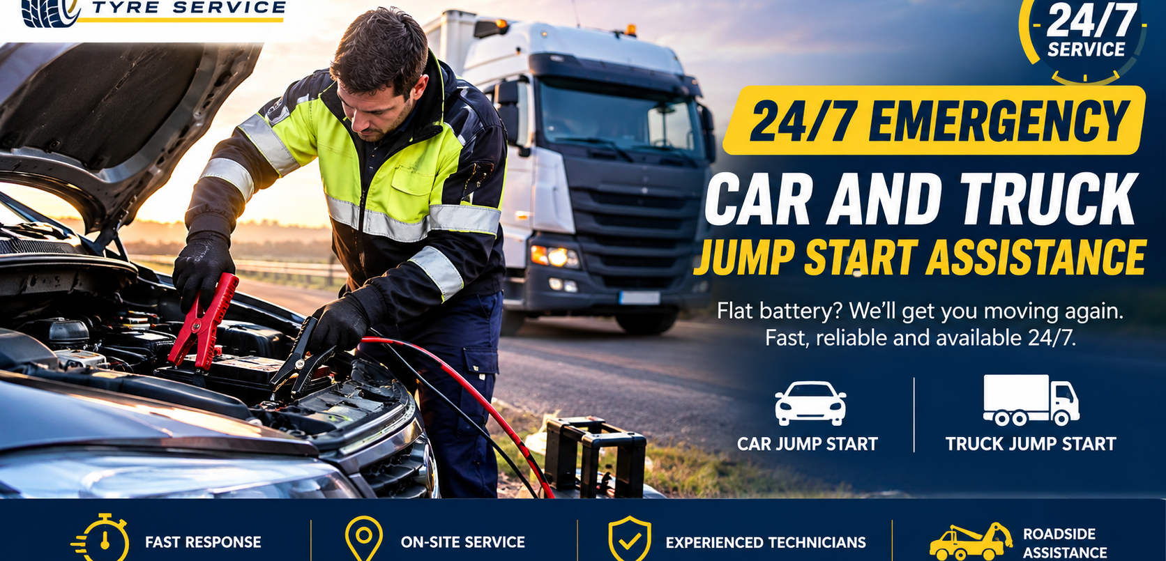 247 Car and Truck Jump Start Assistance