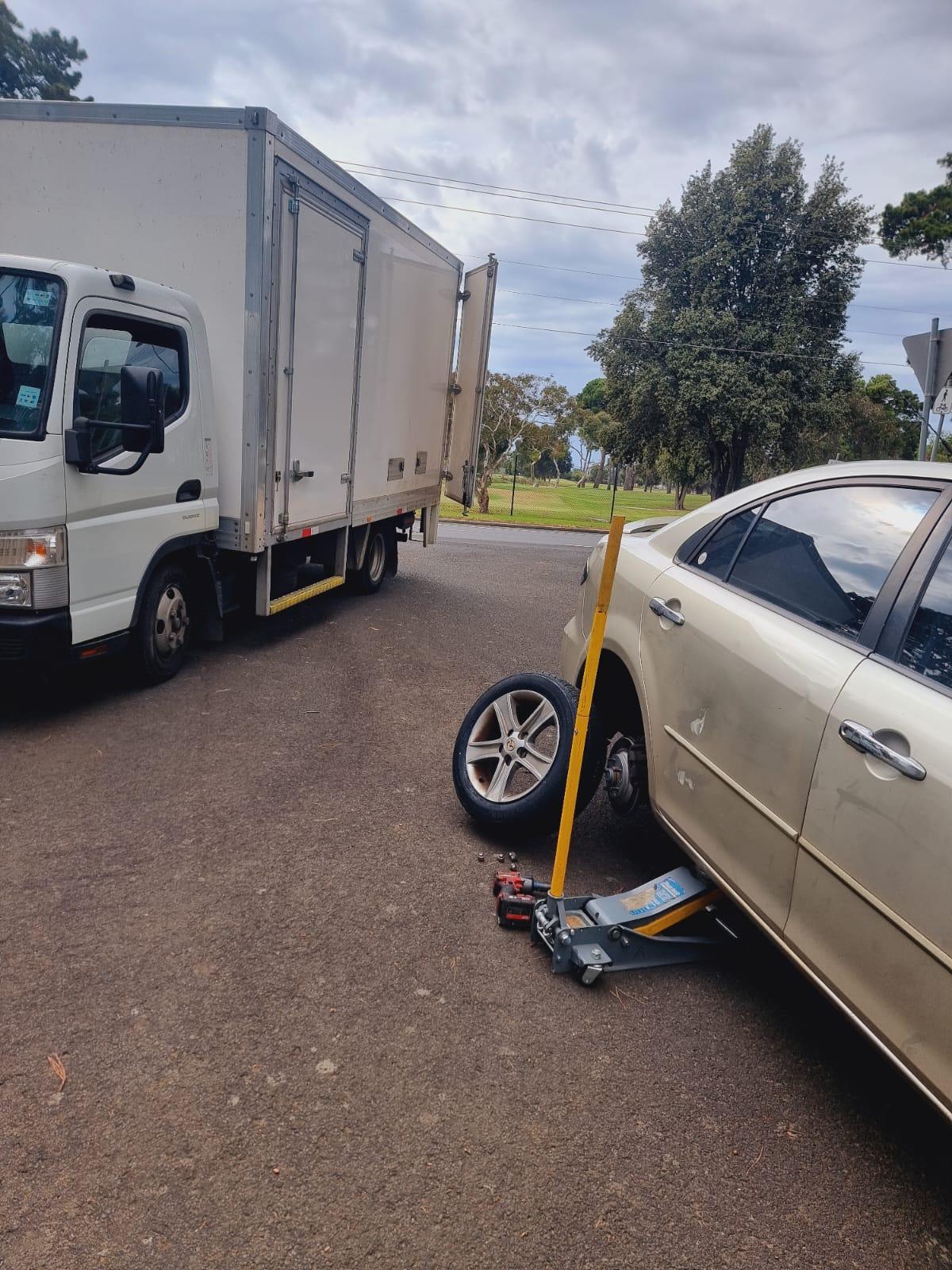 Truck tyre repair Puncture repair
